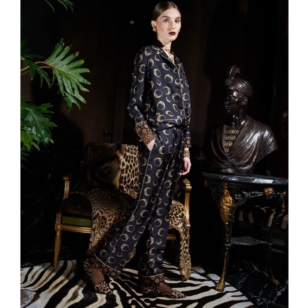FRS For Restless Sleepers Leopard Top and Pant Set